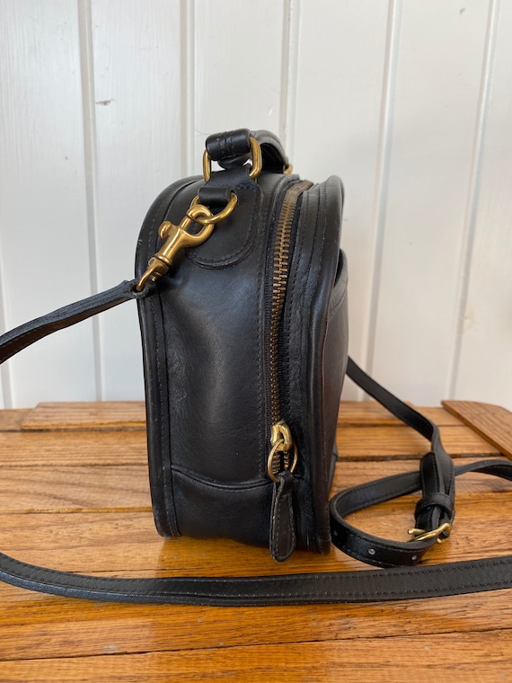 Vintage black coach purse clearance