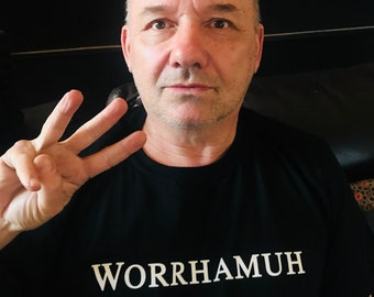 Athletico Mince Vintage Style Worrhamuh T-Shirt for men, inspired by Bob Mortimer