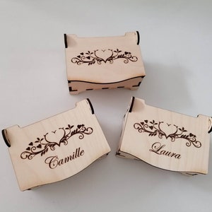 Boîte à bijoux personnalisable