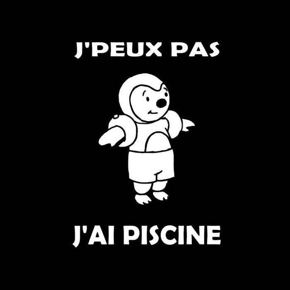 Porte Cle J Peux Pas J Ai Piscine Cadeau Original Humour Anniversaire Noel