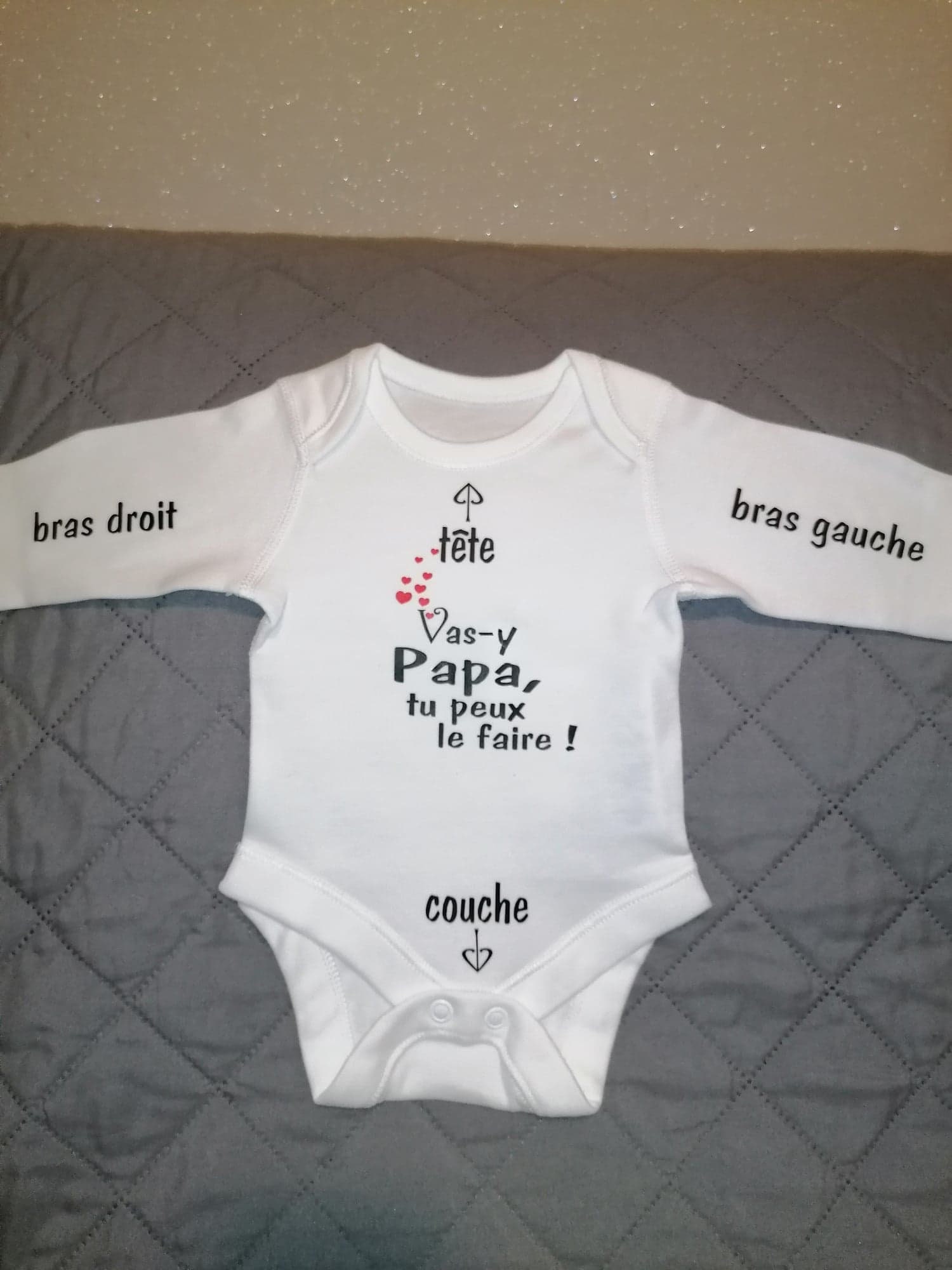 Body bébé Cadeau de papa humour par Original t-shirt