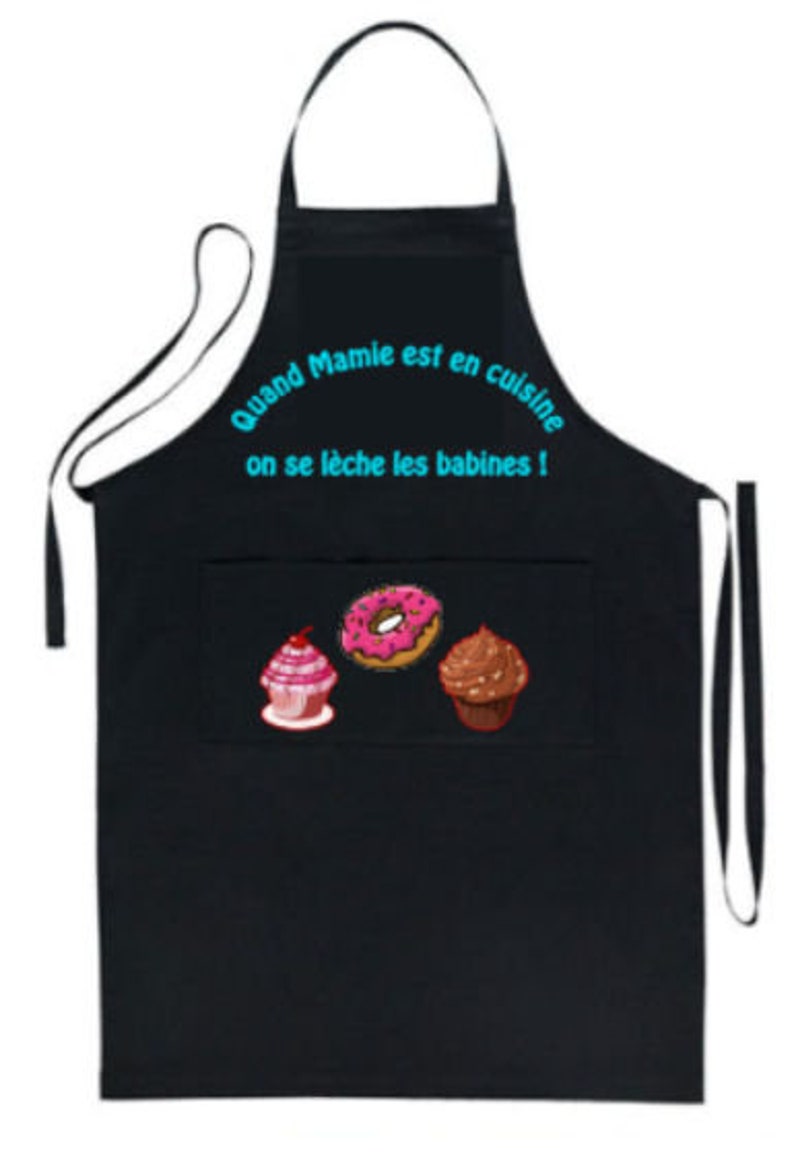 Tablier de cuisine personnalisé pour homme ou femme. image 2