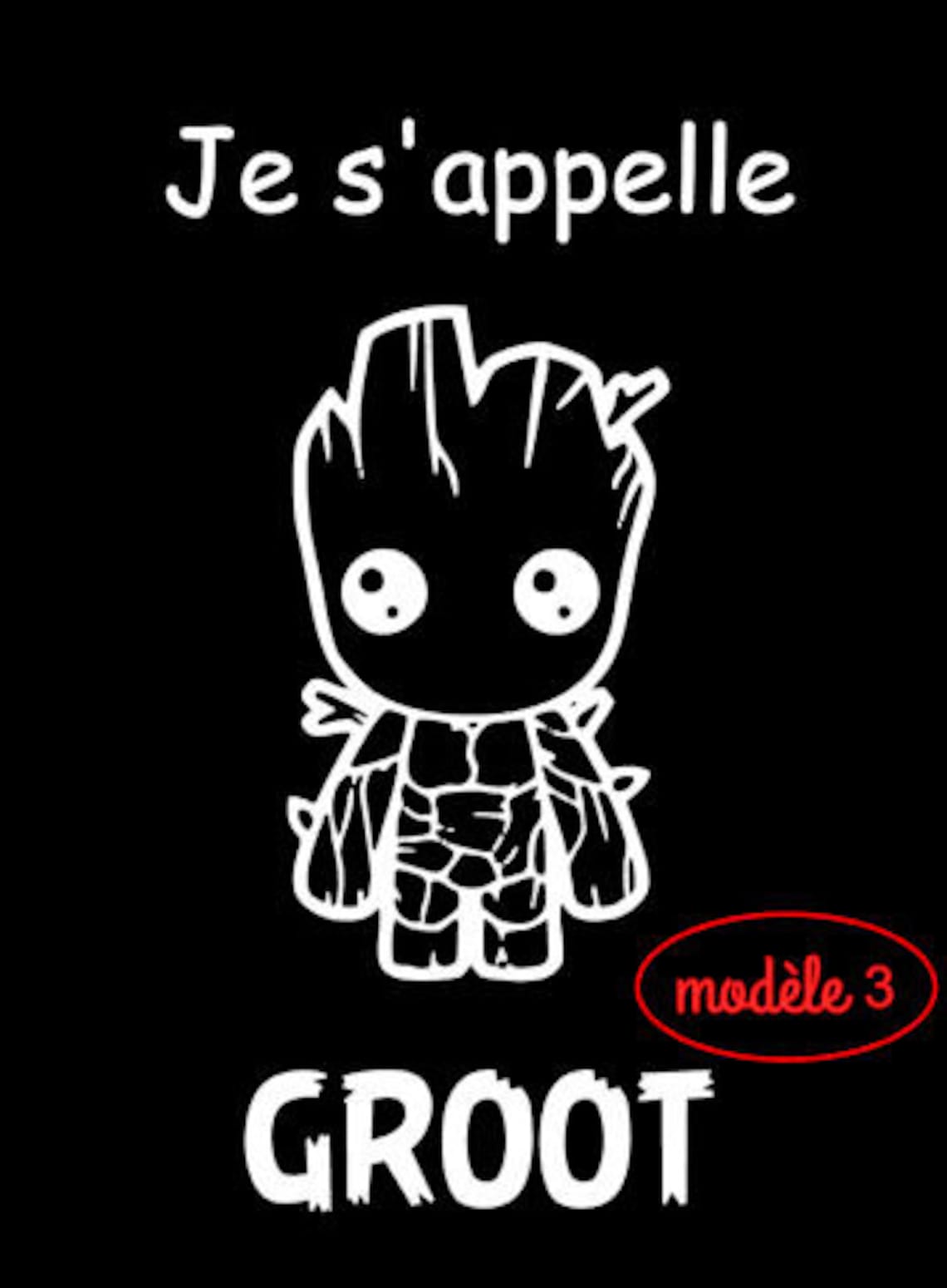 T-shirt pour enfant Je s'appelle Groot - Etsy France