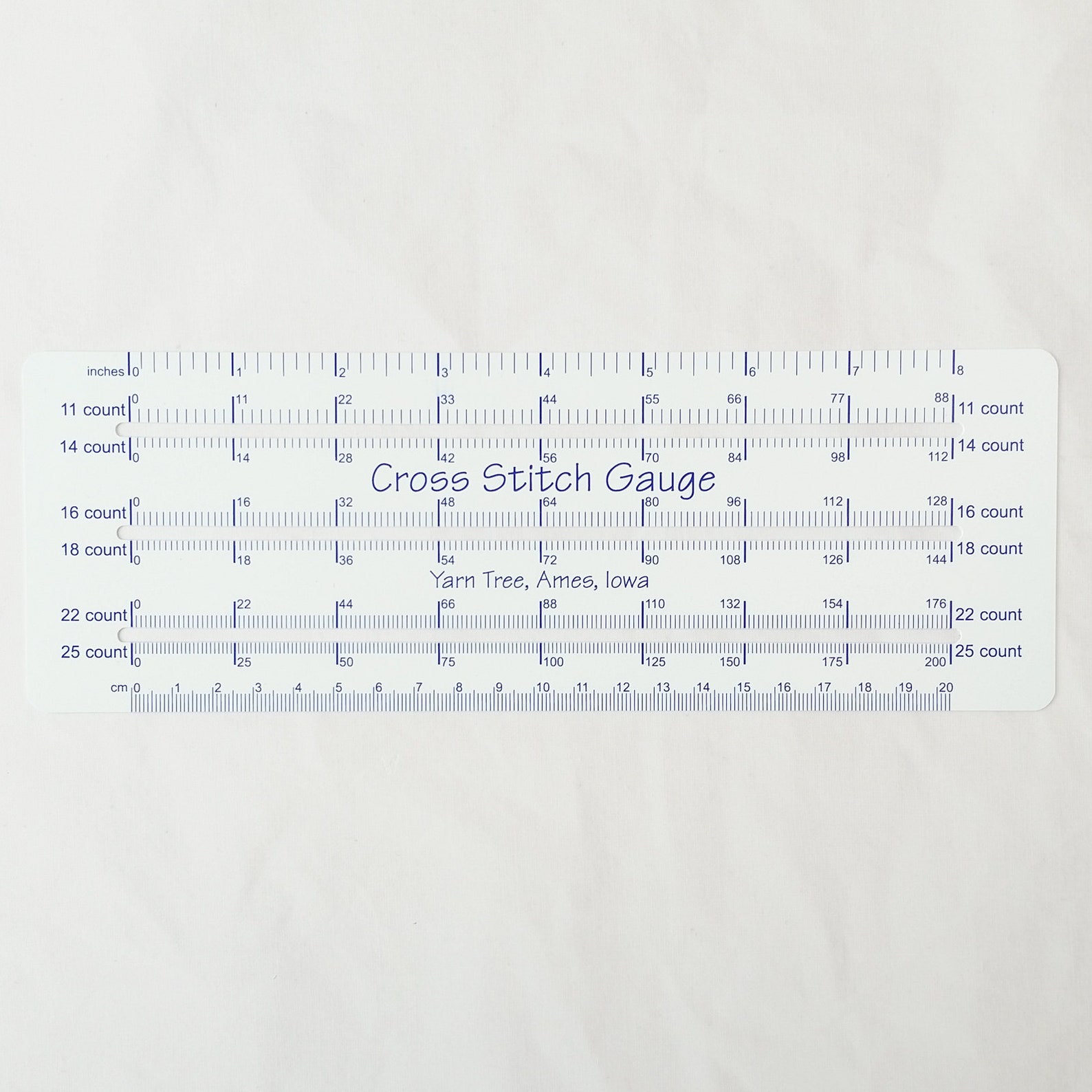 Cross Stitch Ruler and Gauge Thread Count Gauge Cross Etsy