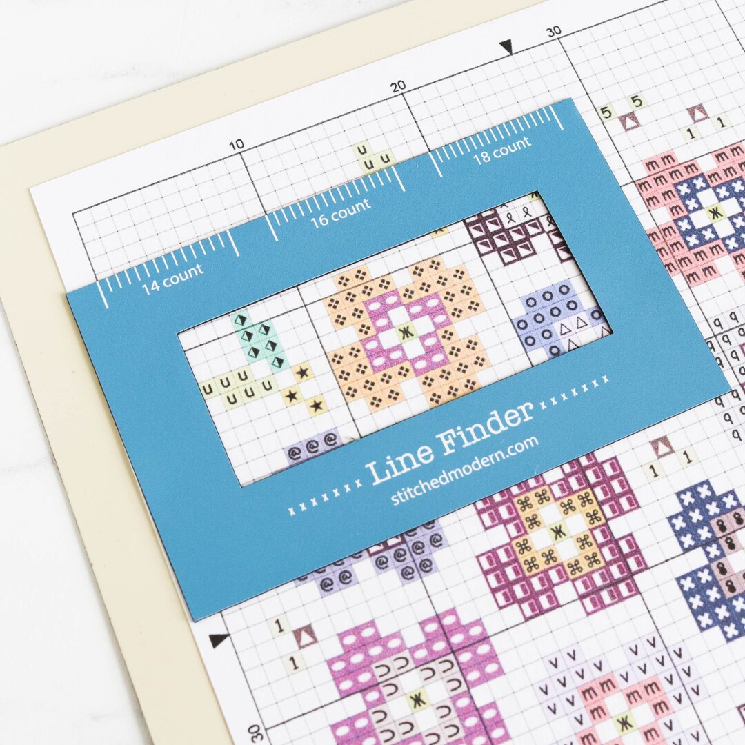 Cross Stitch Line Finder Chart Place Keeper Pattern Marker