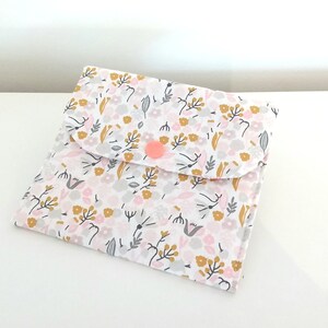 Small flat pressure pouch Liberty rose