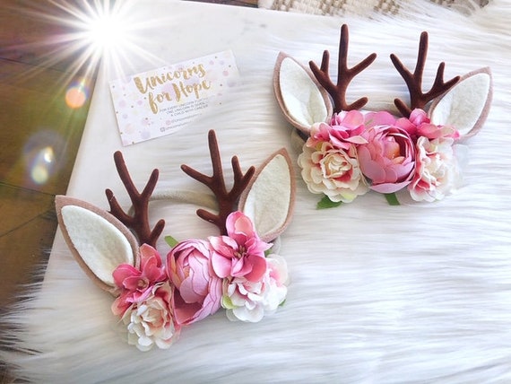 baby deer headband