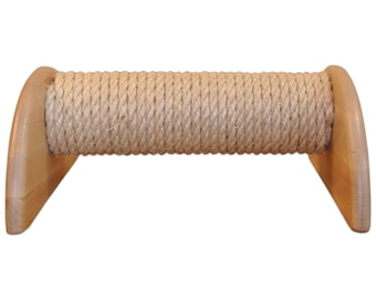 Cat Scratching Post, Horizontal, Sisal Rope, Handmade Cat Accessories, Pet Accessories, Cat Furniture