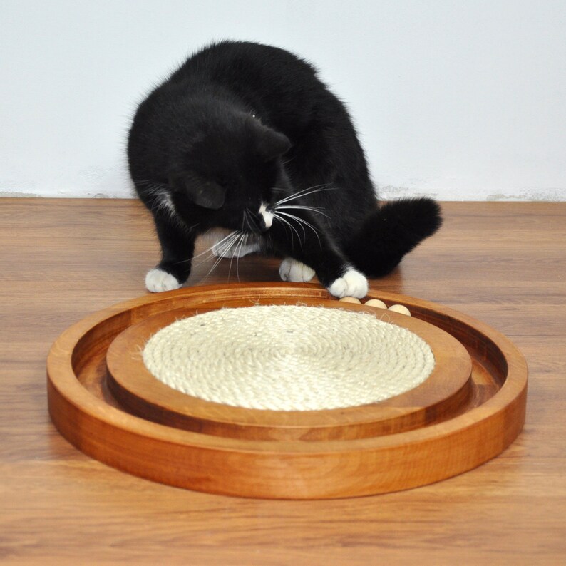 Cat Toy Cat Ball Game Cat Ball Chase Handmade of Natural Etsy