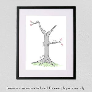 Tree of Cats - A4 fine art giclée print