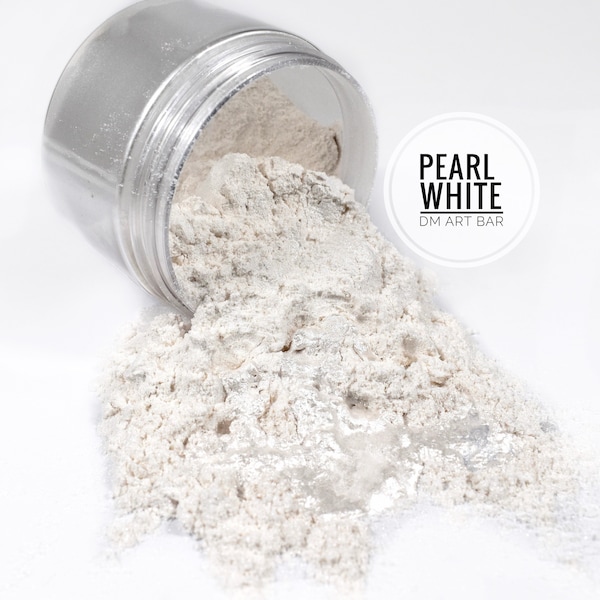 PEARL WHITE piment powder premium quality extra fine mica for epoxy resin art 50g