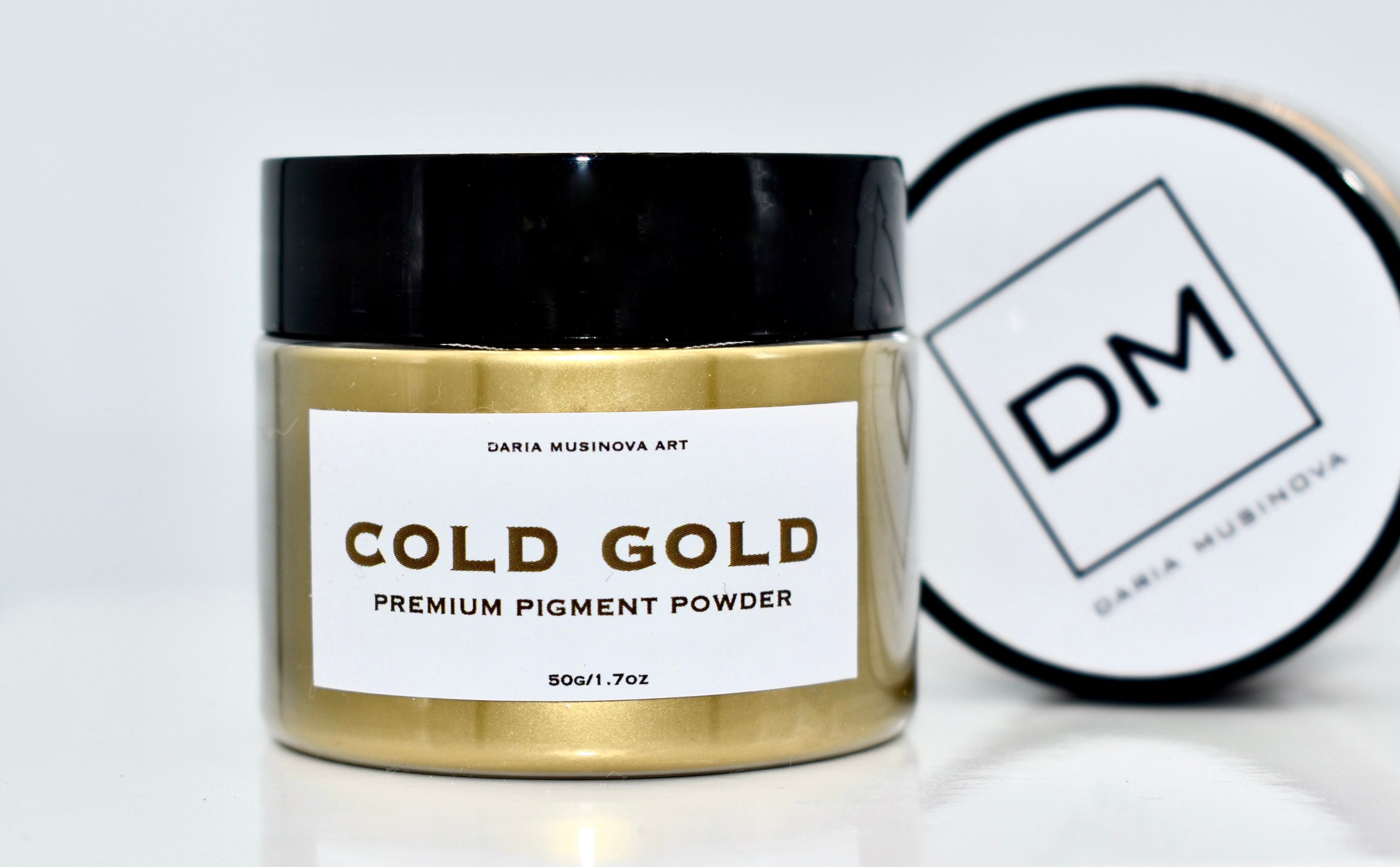 BEST COLD GOLD premium pigment powder float to the top extra Etsy