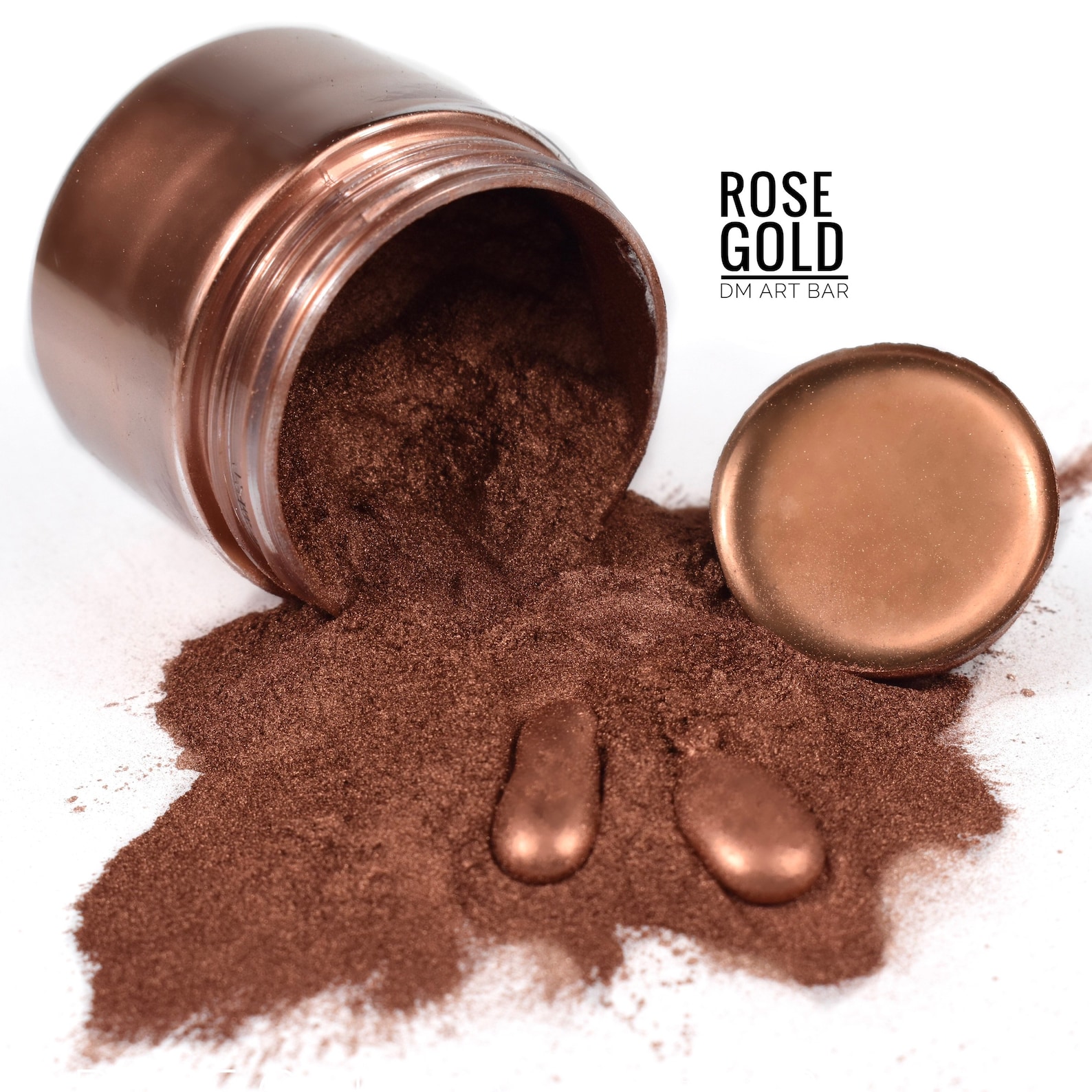 ROSE GOLD Floating Mica Powder Premium Copper Quality Float to Etsy