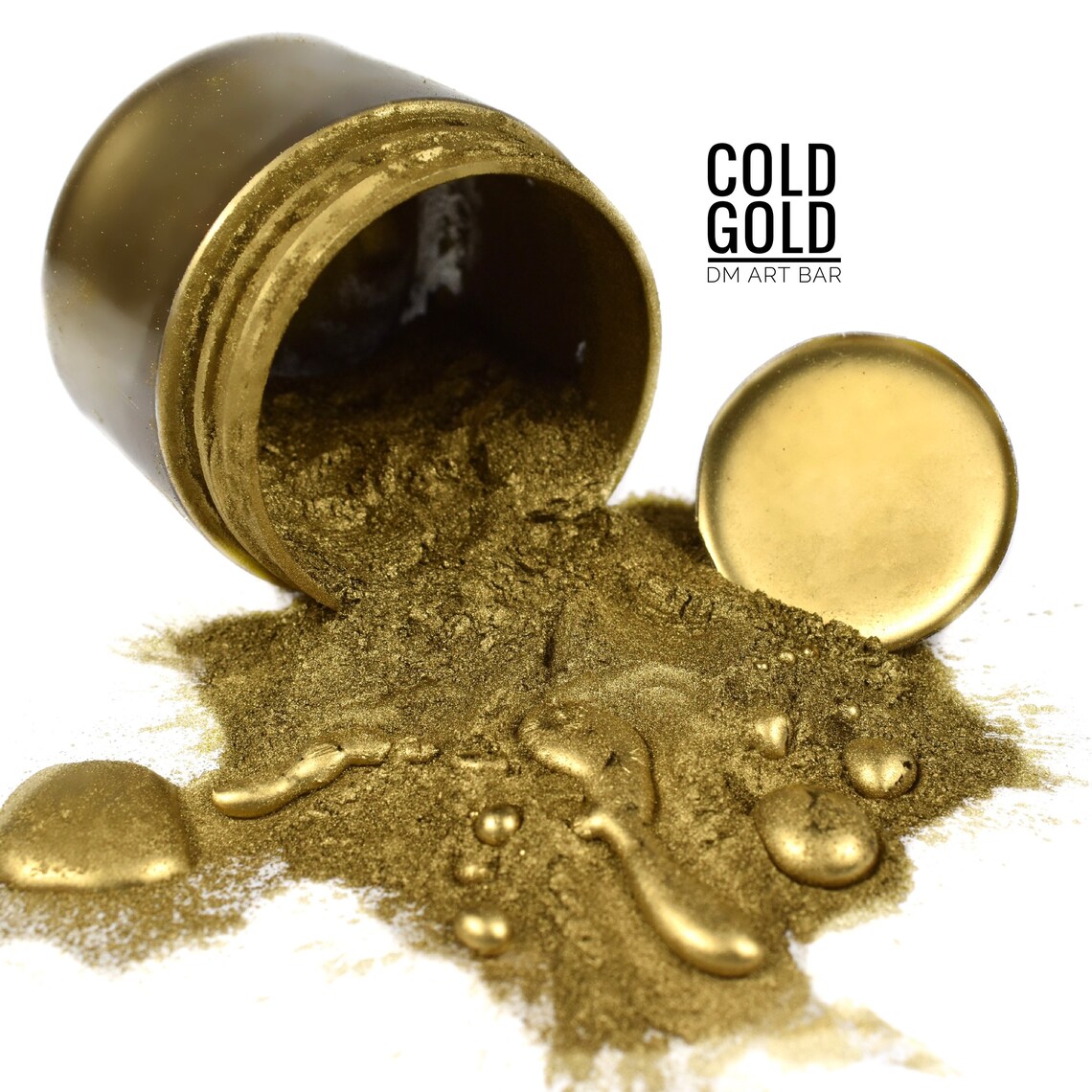 BEST COLD GOLD premium pigment powder float to the top extra Etsy