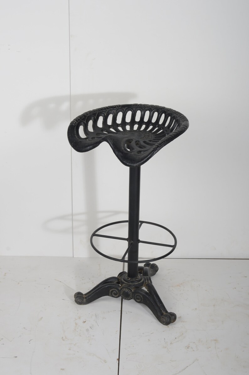 Tractor seat Bar Stool Industrial Bar stool Industrial Etsy