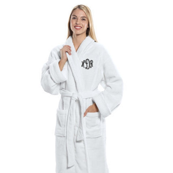 Fleece Bathrobe Etsy