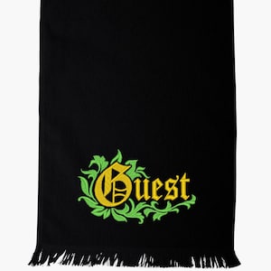 Embroidered Guest Towel, Fingertip Guest Towels, Towels For Bathrooms, Bathroom Decor, Home Decor, Embroidered Towels, Fancy Towels