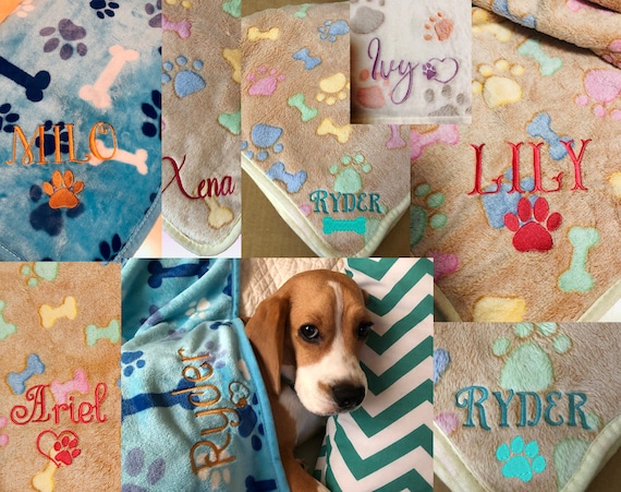 Personalized Dog Blanket Personalized 