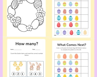 Libro de actividades de Pascua para niños