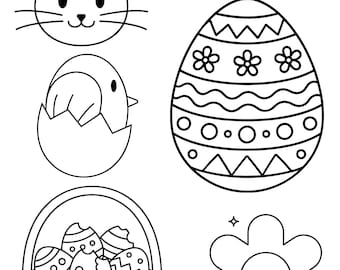 Actividad para colorear de Pascua