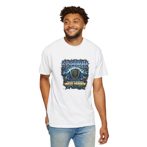 T-shirt Héros de l'administrateur système, T-shirt technique pour administrateur système, T-shirt humoristique pour programmeur, Cadeau pour codeur, T-shirt teint en pièce Comfort Colors®, T-shirt technique informatique