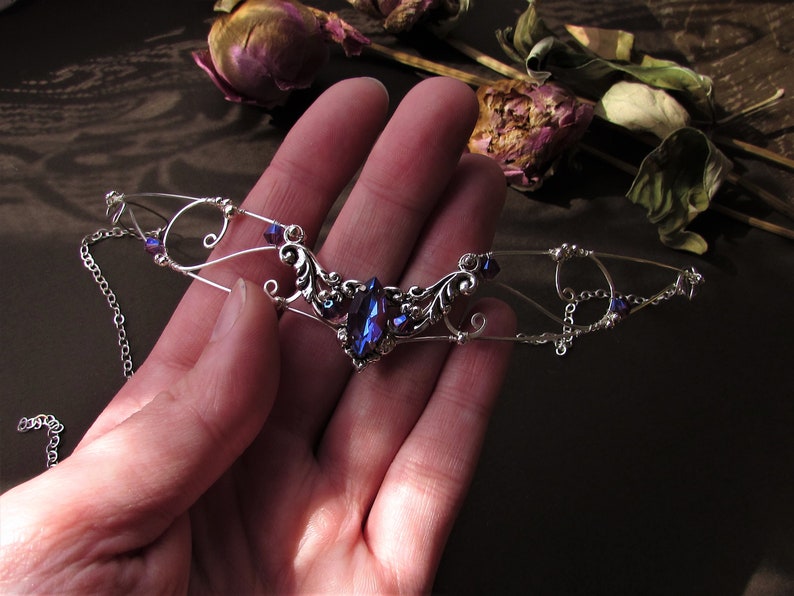 elven diadem elven jewelery wedding diadem wire diadem Diadem Chibiusa elf circlet elven tiara