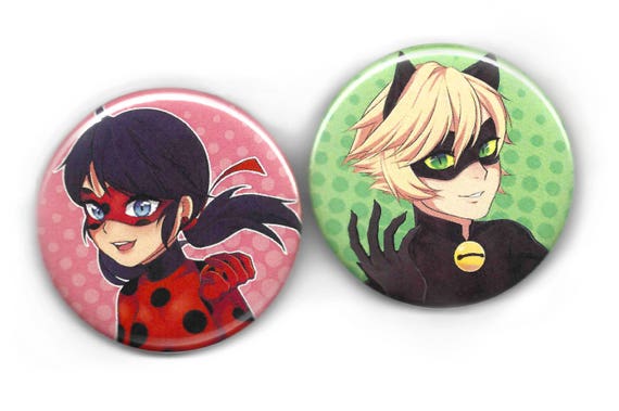 Miraculous Ladybug and Chat Noir | Etsy