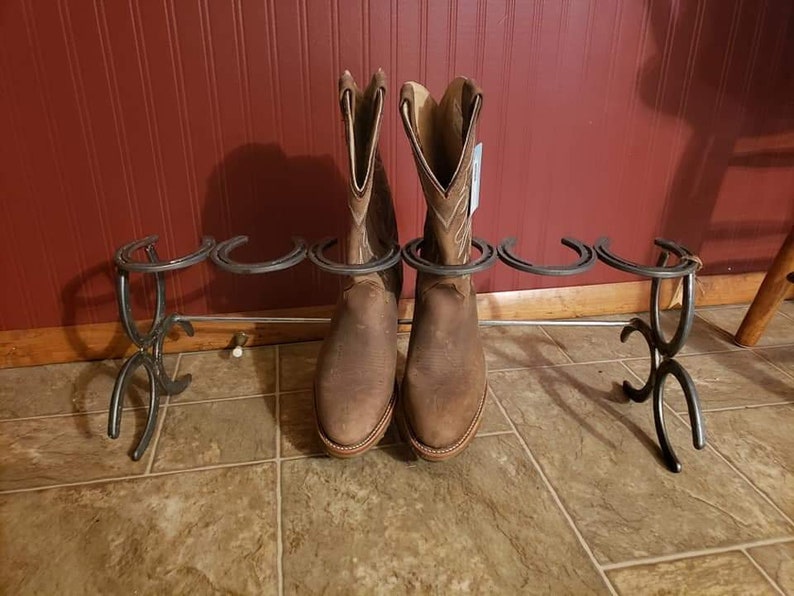 Horseshoe Boot Rack Etsy