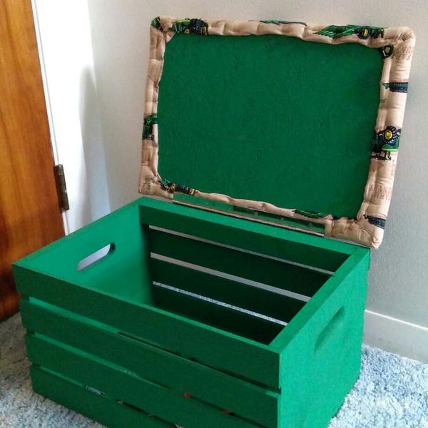 Crate/Bench with Opening Lid