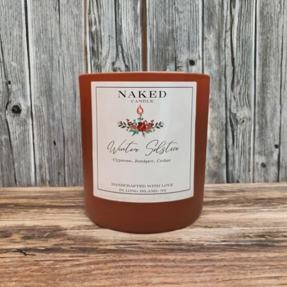 Winter Solstice All Natural Soy Coconut Blend Cypress Juniper Cedar Woodwick Candle 12oz Holiday Scents