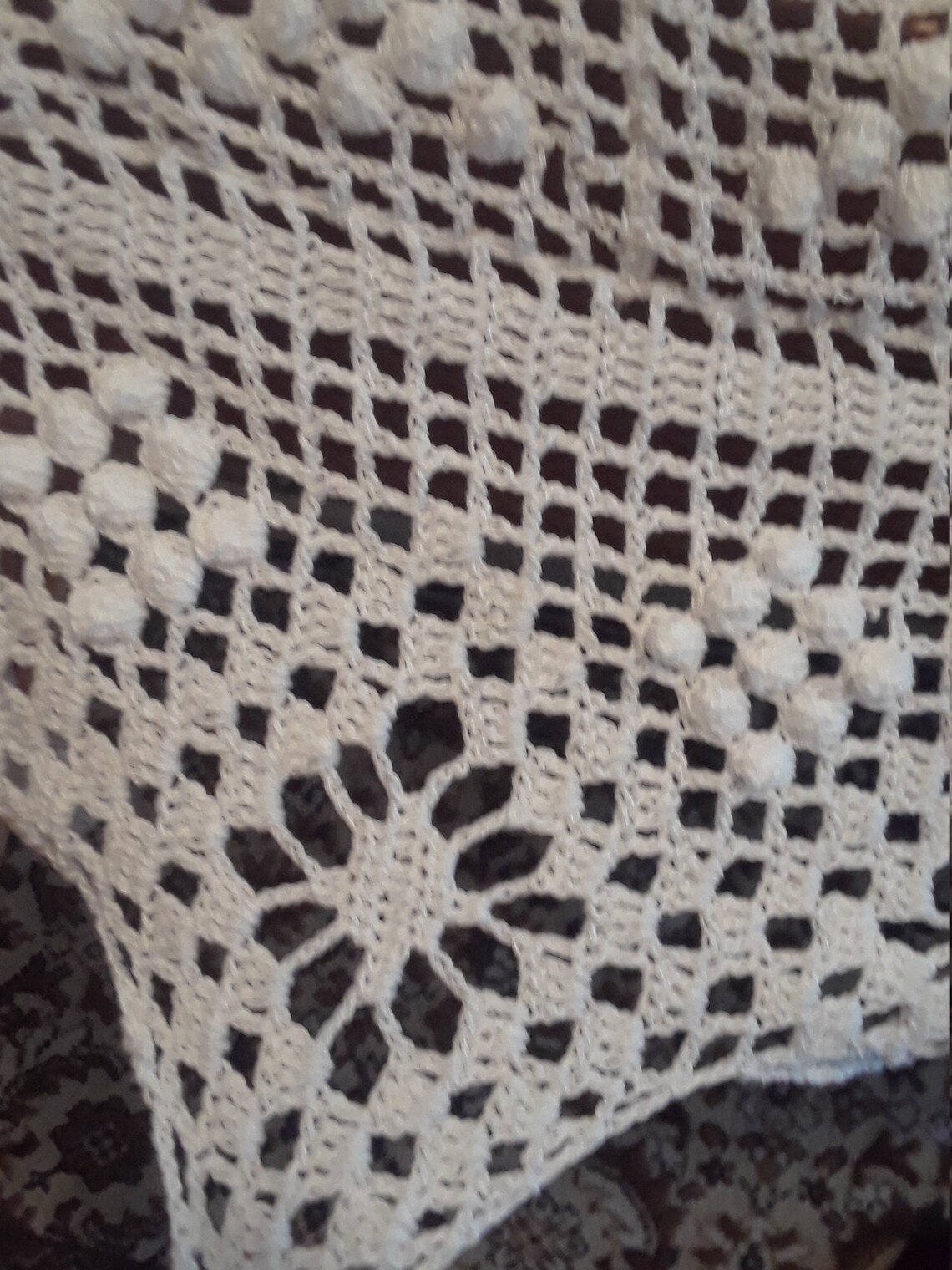 Beautiful Hand Made Crochet Bed Cover . - Etsy