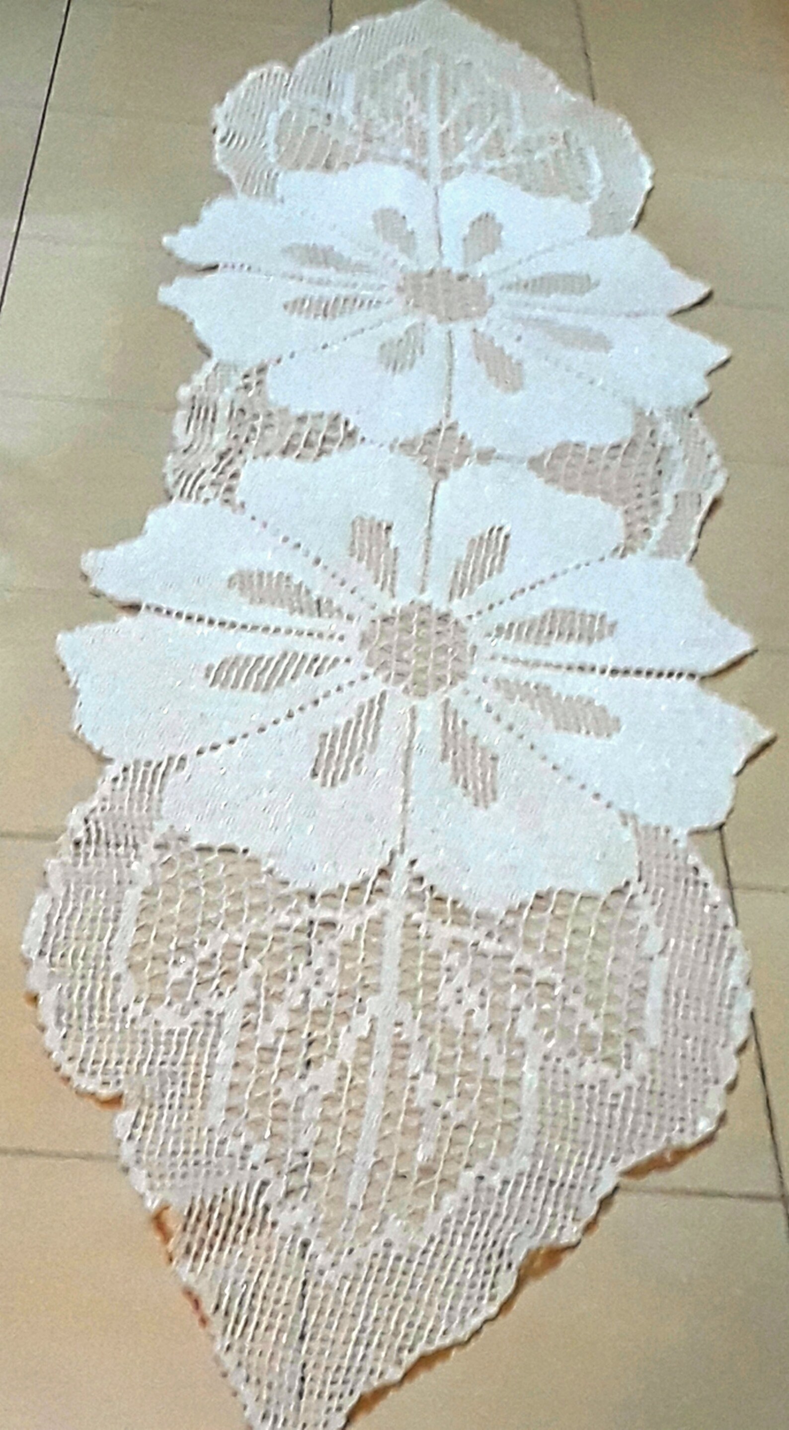Long Hand Made Crochet Table Runner. Ready to Ship Etsy