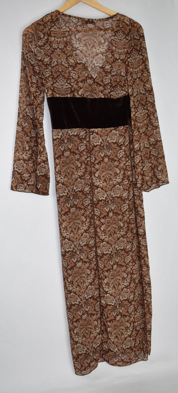 Vintage Sole Mio 1990s bohemian boho top robe loo… - image 4