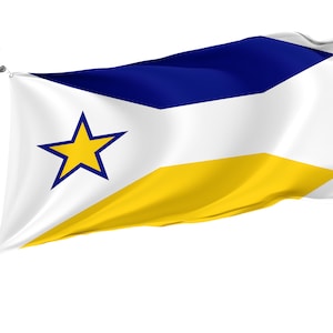 Flag of Euclid, Ohio, United States, Unique Design Flags, High Quality Materials, Various Sizes with Brass Eyelets, Made in EU