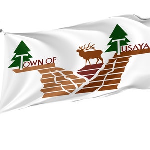 Tusayan Arizona Flag: Unique Design with Brass Eyelets
