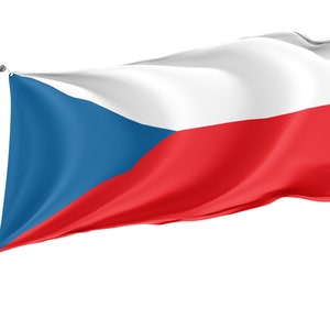 Tschechische Republik Flagge: UV-beständiges Polyester-Gartenbanner