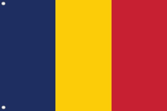 Consummate Solide Gelbe Flagge, 90 X 150 Cm – 2 Stück, Polyester Mit Messingösen