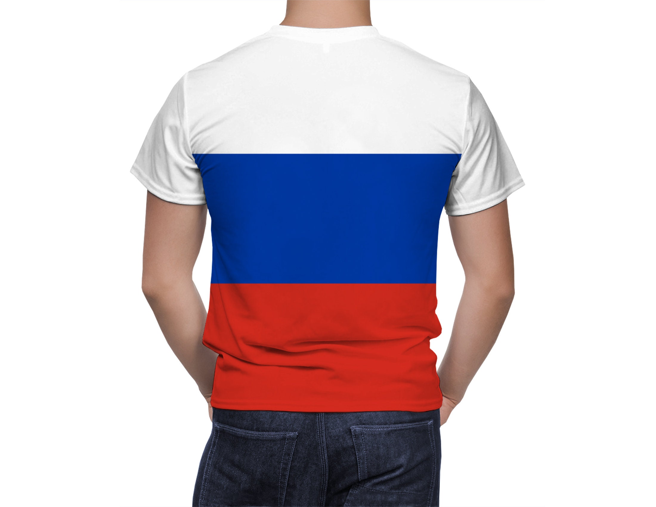 Russia Flag Distressed - Russian Flag' Men's T-Shirt