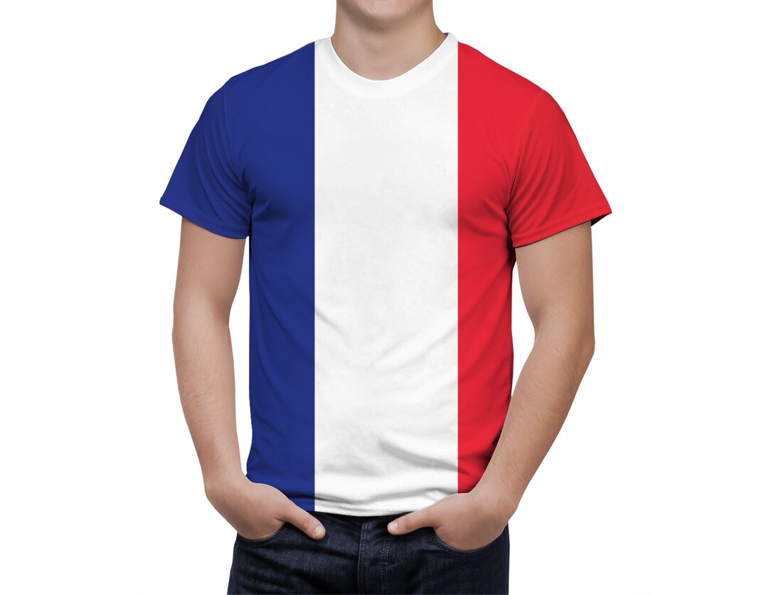 France Flag T-shirt: Patriotic French Soccer Tee UK