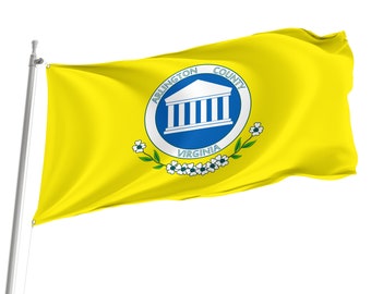 Vlag van Arlington County, VS, premium polyester binnenvlag, gemaakt in Europa, meerdere maten beschikbaar