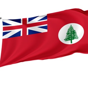 Norfolk Islanders of Pitcairn descent Flag, Unique Design Flags, High Quality Materials, Various Sizes with Brass Eyelets, Garden Flags