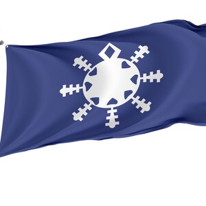 Flag of Snowflake, Arizona, United States, Unique Design Flags, High Quality Materials, Various Sizes with Brass Eyelets, Made in EU