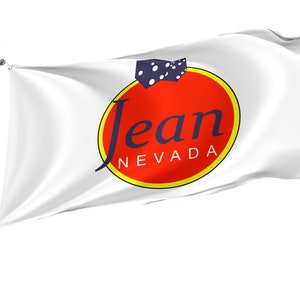 Flag of Jean, Nevada, United States, Unique Design Flags, High Quality Materials, Various Sizes with Brass Eyelets, Made in EU