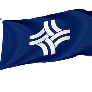 Flagge von Thornton, Colorado, USA, Einzigartige Design-Flaggen, Hochwertige Materialien, Verschiedene Größen mit Messingösen, Made in EU