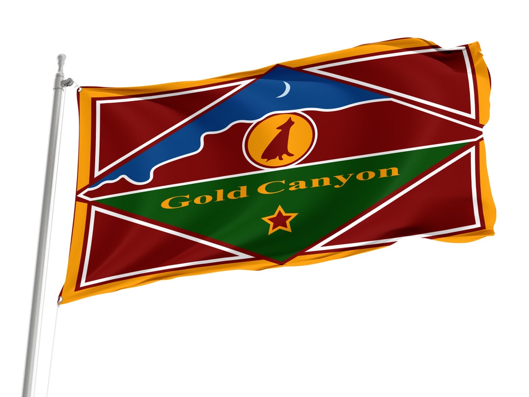 Flag of Gold Canyon, Arizona, United States, Unique Design Flags, High