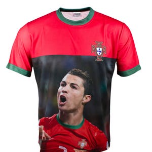 Ronaldo Portugal Soccer T-shirt: Fashion Graphics Print