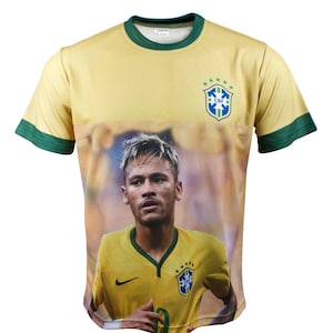 Neymar Brazil #10 T-shirt: Fan Fashion Graphics, Eco-Friendly Ink