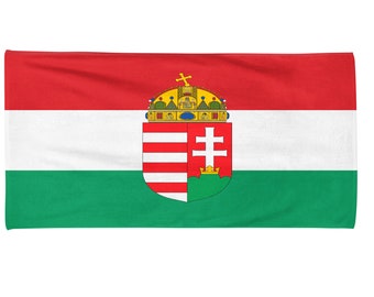 Hungary Flag Beach Towel: Patriotic Summer Gift