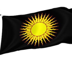 Parthian Empire Flag, Unique Design Flags, High Quality Materials, Various Sizes with Brass Eyelets, Garden Flags