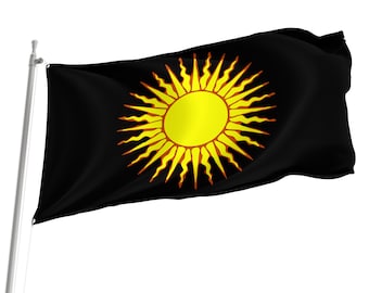 Parthian Empire Flag: Sun Design, Indoor/Outdoor Banner